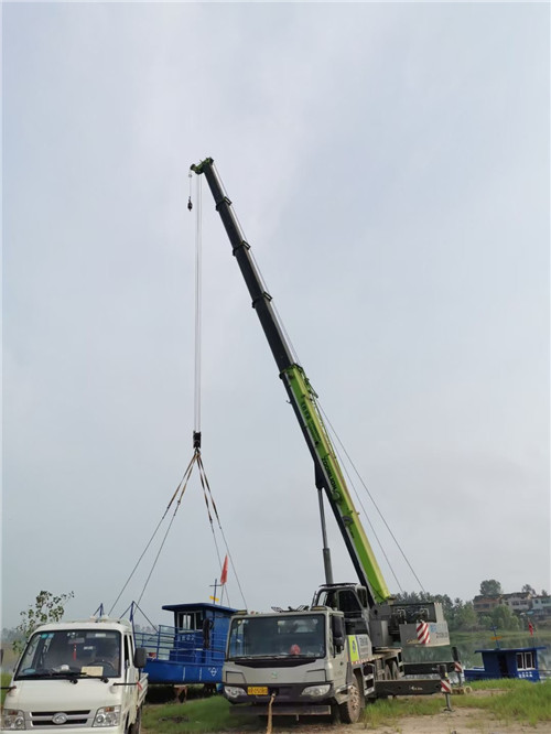 福鼎市桥梁建设吊装案例